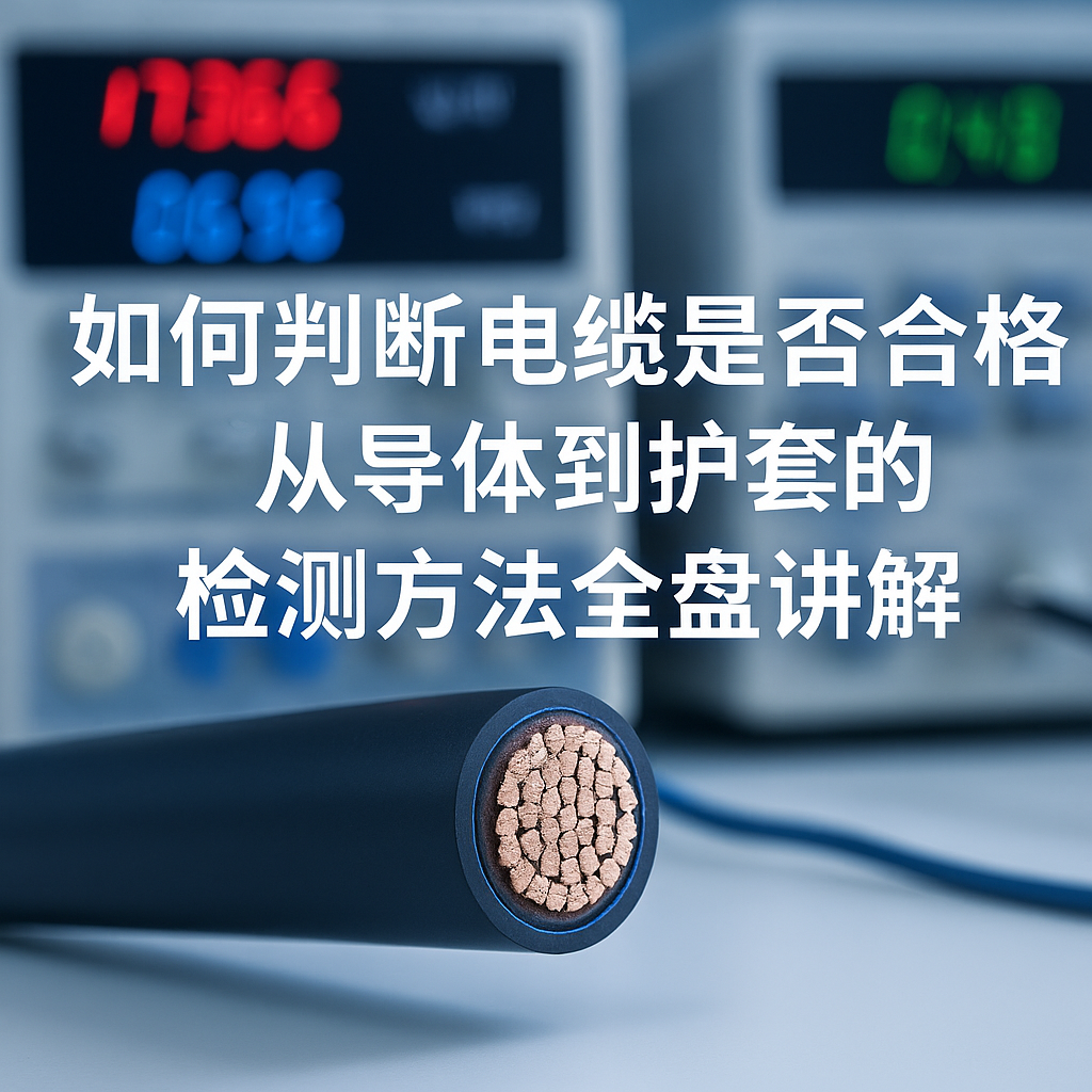 怎样判断电缆是否及格？？？？？？？？从导体到护套的检测要领通盘解说