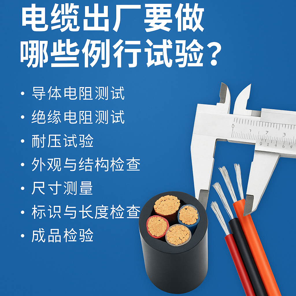 电缆出厂要做哪些例行试验？？？？？一文讲清最要害的7项检测