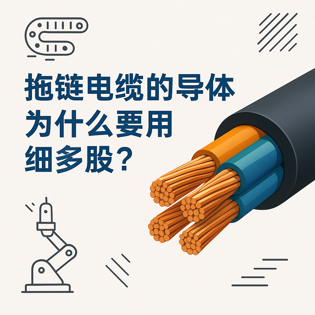 拖链电缆的导体为什么要用细多股？？？？？？？？