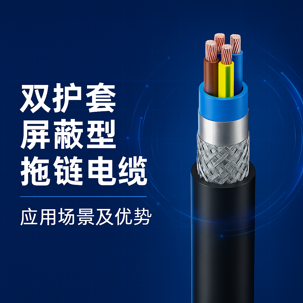 双护套屏障型拖链电缆应用场景及优势